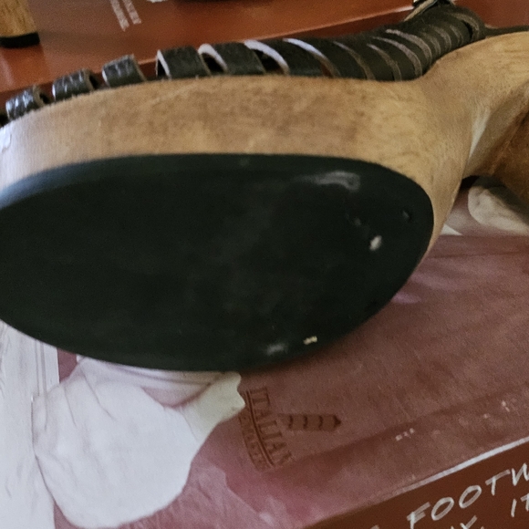 Michael Kors shoes, wood heel - Picture 4 of 5